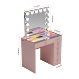 Mini Diana Vanity Set -6 Storage Drawers with Mirror