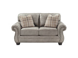 Olsberg Steel Sofa And Loveseat With Chair Ottoman