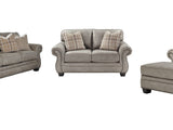 Olsberg Steel Sofa And Loveseat With Chair Ottoman