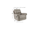 Olsberg Steel Sofa, Loveseat, Recliner, And Ottoman