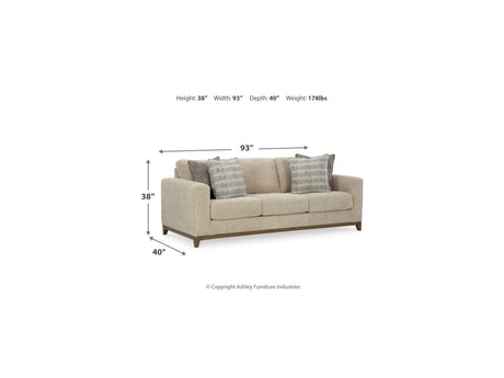 Parklynn Desert Sofa, Loveseat, Oversized Chair And Ottoman
