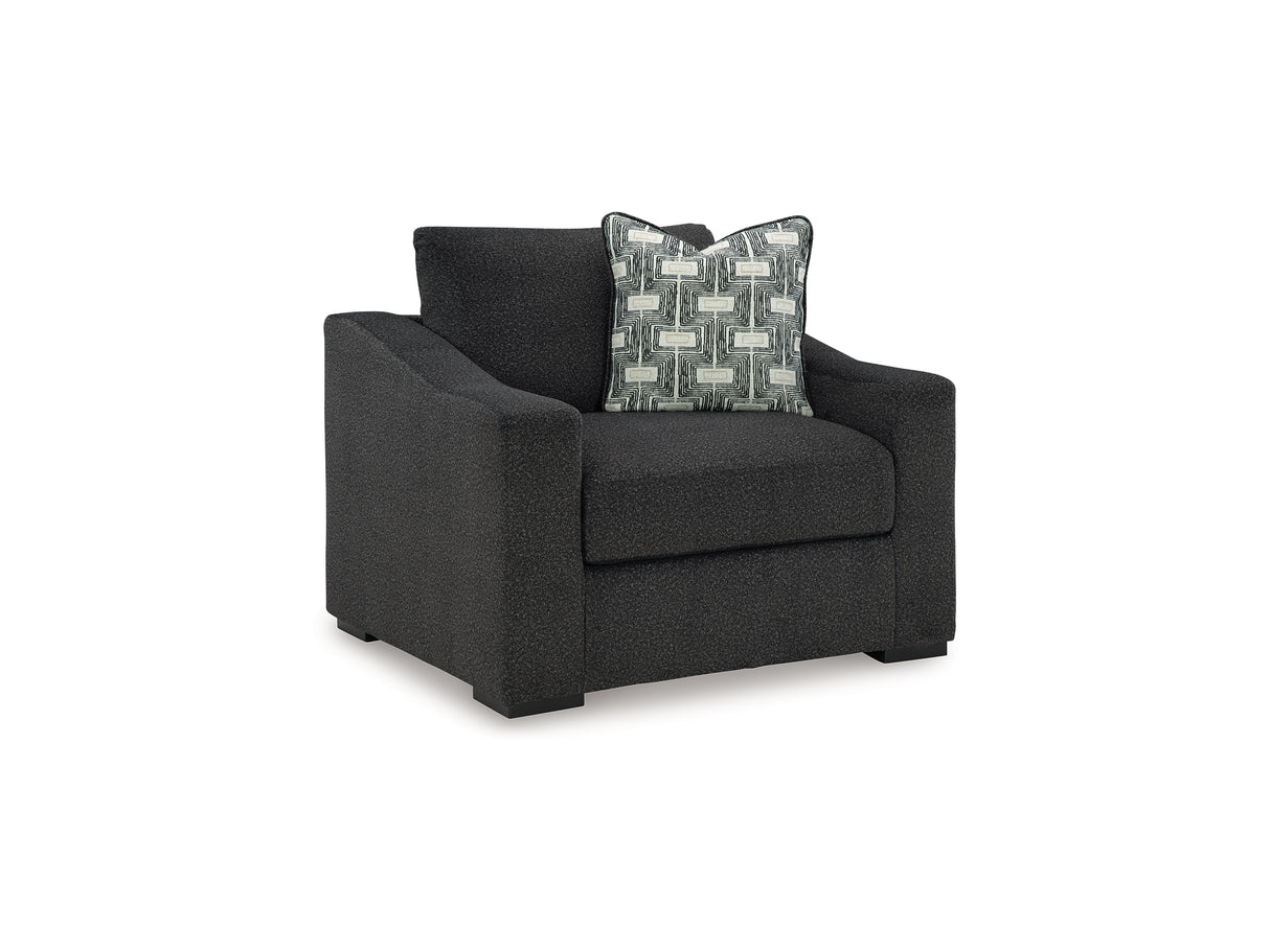 Wryenlynn Onyx Sofa, Loveseat, Oversized Chair And Ottoman