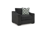 Wryenlynn Onyx Sofa, Loveseat, Oversized Chair And Ottoman
