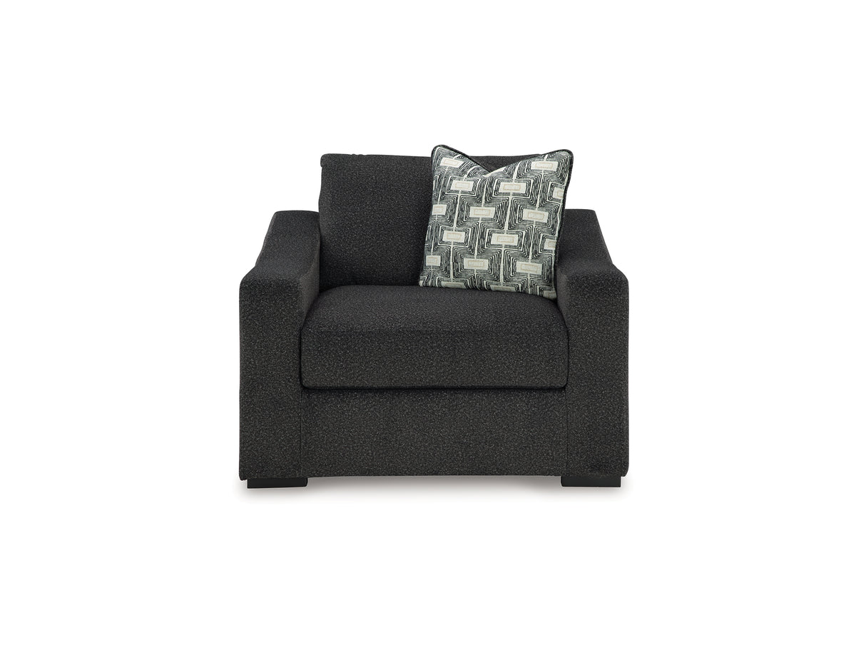 Wryenlynn Onyx Sofa, Loveseat, Oversized Chair And Ottoman