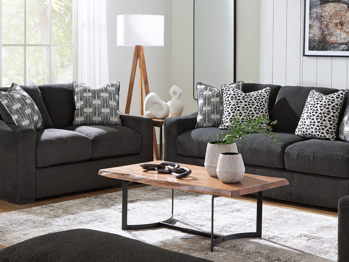 Wryenlynn Onyx Sofa, Loveseat, Oversized Chair And Ottoman