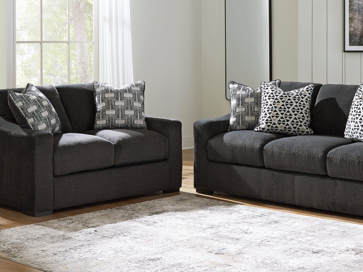 Wryenlynn Onyx Sofa, Loveseat, Oversized Chair And Ottoman