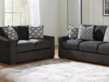 Wryenlynn Onyx Sofa, Loveseat, Oversized Chair And Ottoman