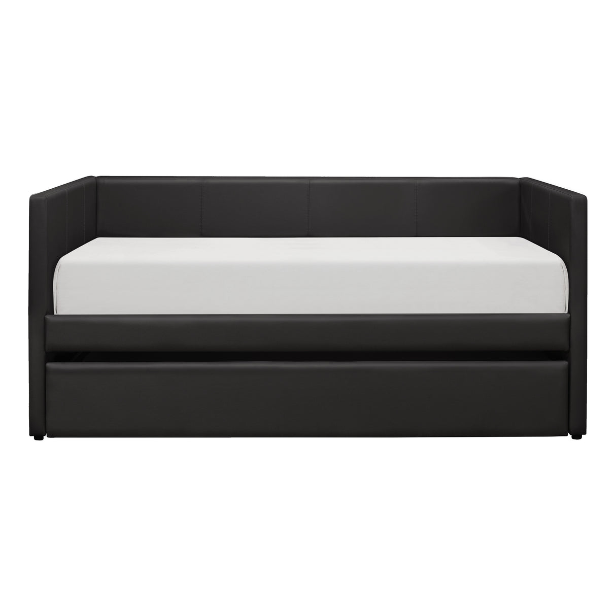 Adra Black Daybed With Trundle