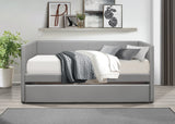 Adra Gray Daybed With Trundle