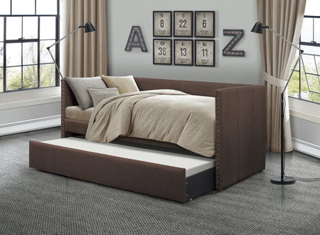 Therese Chocolate Daybed With Trundle