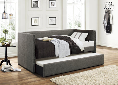 Therese Gray Daybed With Trundle
