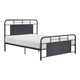 Blanchard Mottled Silver Full Platform Bed