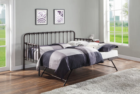 Constance Dark Bronze Daybed With Lift-Up Trundle