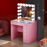 Mini Diana Vanity Set -6 Storage Drawers with Mirror