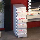 9-Drawer Makeup Vanity Storage Unit with Lights