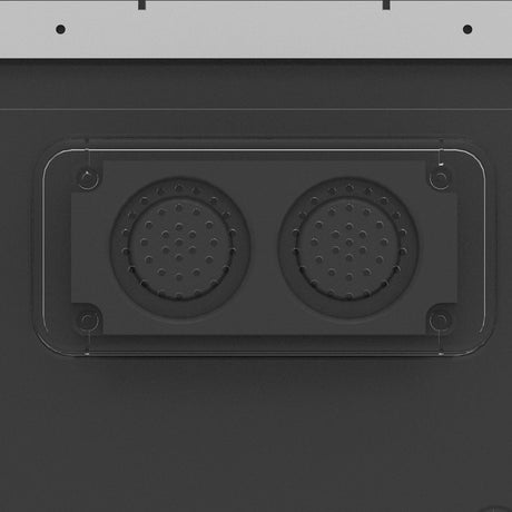 LED Music Mirror with Dimmable Light