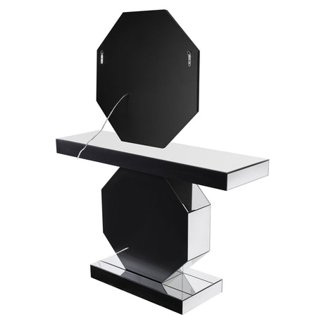 Crushed Diamonds LED Mirrored Console Table