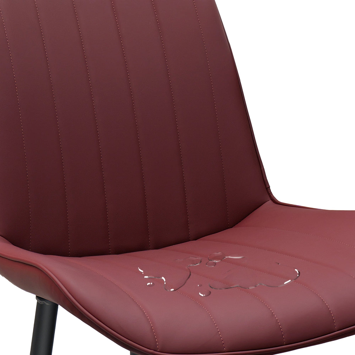 Ergonomic PU Leather Dining Chairs