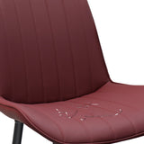 Ergonomic PU Leather Dining Chairs