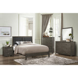 Edina Dark Gray Nightstand