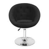 Antoinette Round Tufted Vanity Chair
