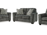 Lonoke Gunmetal 2 Loveseats And Chair