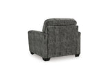 Lonoke Gunmetal Sofa, Loveseat, Oversized Chair And Ottoman