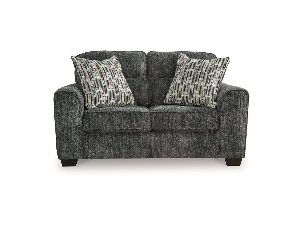 Lonoke Gunmetal 2 Loveseats And Chair