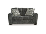 Lonoke Gunmetal 2 Loveseats And Chair