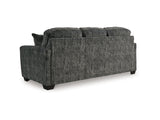 Lonoke Gunmetal Sofa, Loveseat, Oversized Chair And Ottoman