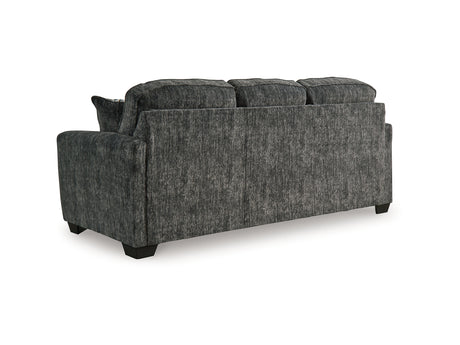 Lonoke Gunmetal Sofa, Loveseat, Oversized Chair And Ottoman