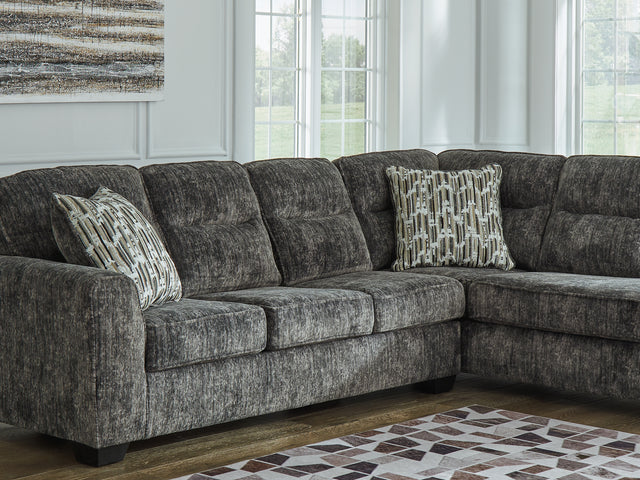 Lonoke Gunmetal 2-Piece Right-Arm Facing Sectional With Chaise