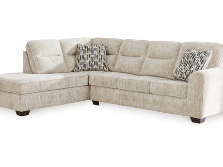 Lonoke Parchment 2-Piece Left-Arm Facing Sectional With Chaise