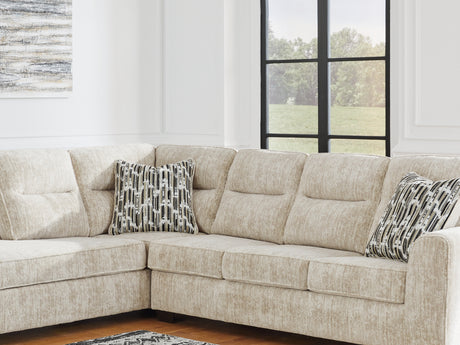 Lonoke Parchment 2-Piece Left-Arm Facing Sectional With Chaise