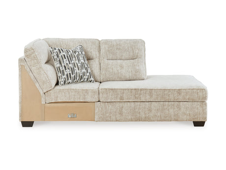 Lonoke Parchment 2-Piece Right-Arm Facing Sectional With Chaise And Ottoman