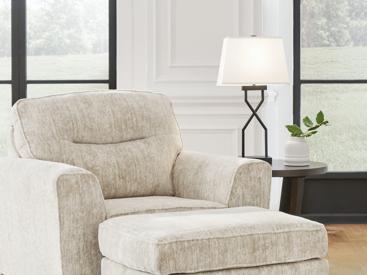 Lonoke Parchment Sofa, Loveseat, Oversized Chair And Ottoman