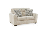 Lonoke Parchment Sofa, Loveseat, Oversized Chair And Ottoman