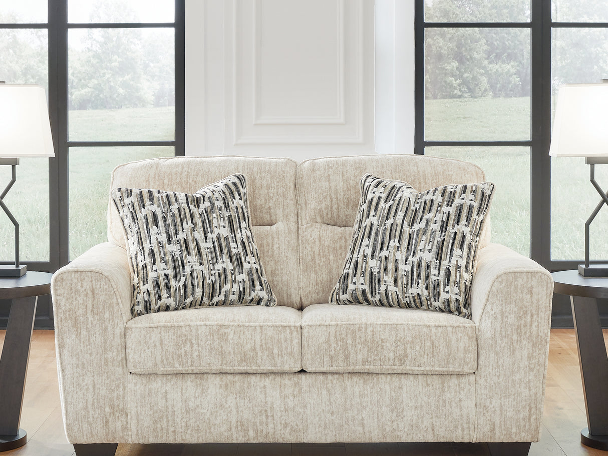 Lonoke Parchment Sofa, Loveseat, Oversized Chair And Ottoman
