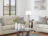 Lonoke Parchment Sofa And Loveseat