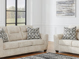 Lonoke Parchment Sofa And Loveseat