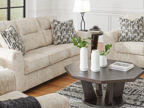 Lonoke Parchment Sofa, Loveseat, Oversized Chair And Ottoman