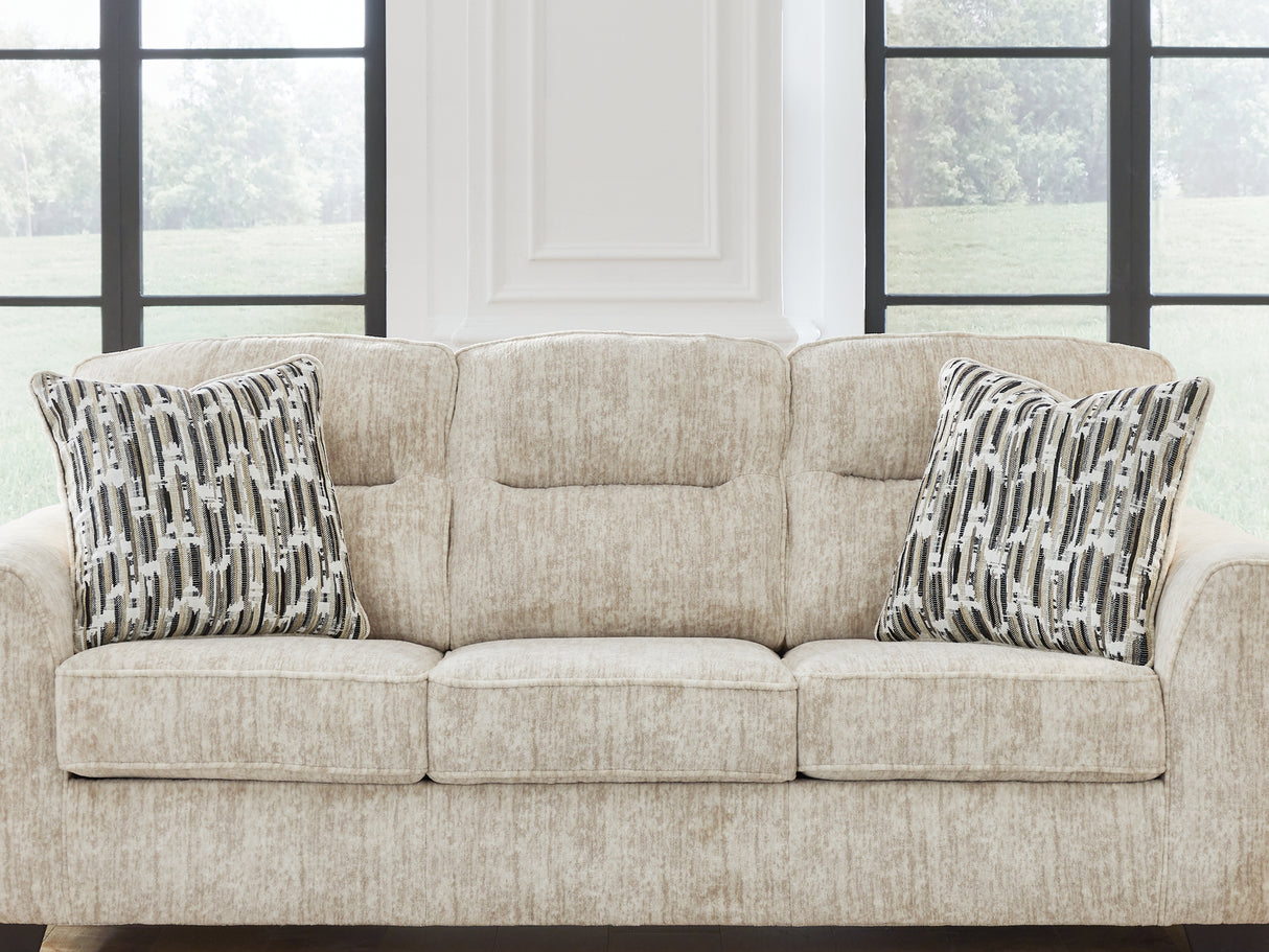 Lonoke Parchment Sofa, Loveseat, Oversized Chair And Ottoman