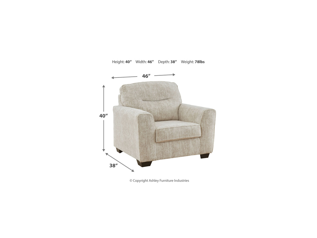 Lonoke Parchment Sofa, Loveseat, Oversized Chair And Ottoman