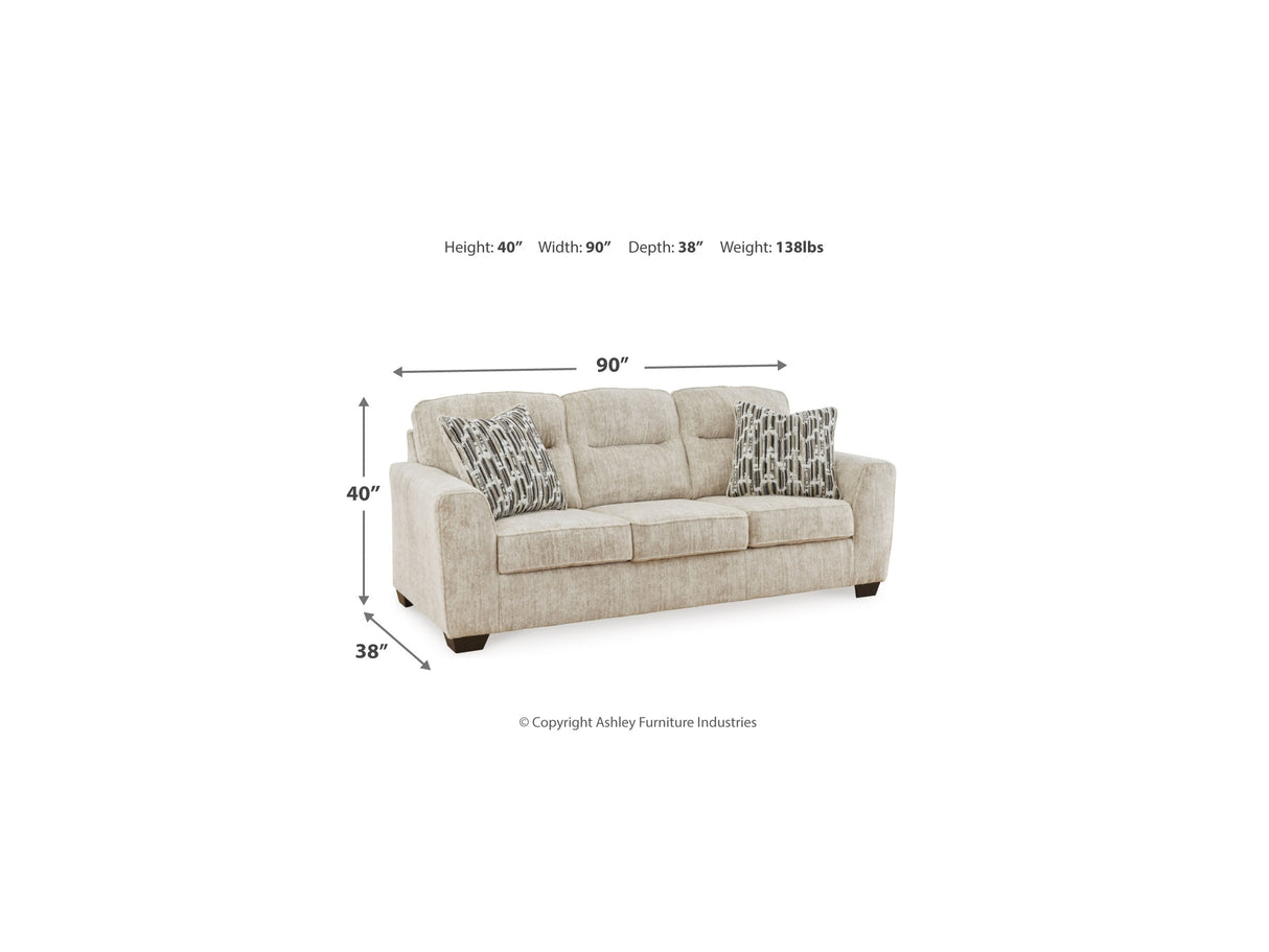 Lonoke Parchment Sofa, Loveseat, Oversized Chair And Ottoman