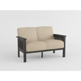 Lewiston Brown Loveseat
