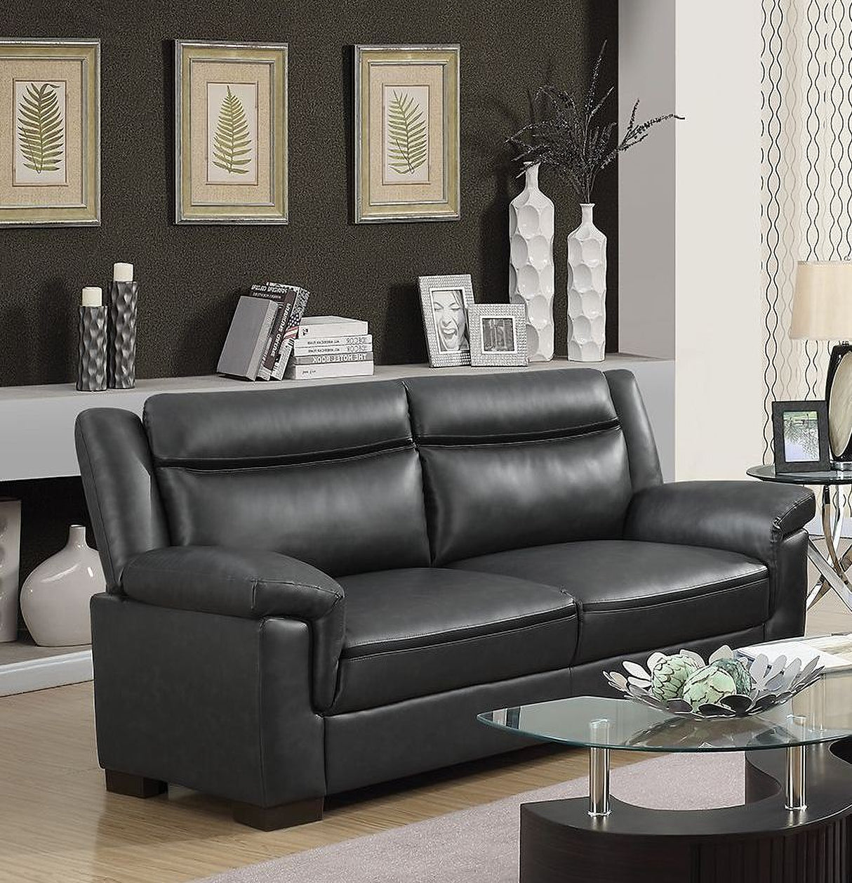 Arabella Black Living Room Set