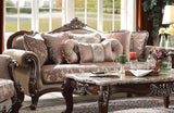 Mehadi Walnut Living Room Set