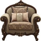 Mehadi Walnut Living Room Set