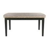 Cristo Black Dining Table, Marble Top