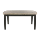 Cristo Black Dining Table, Marble Top